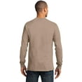 thumbnail image 2 of Port & Company Long Sleeve Essential T-Shirt. Sand. 4XL., 2 of 4
