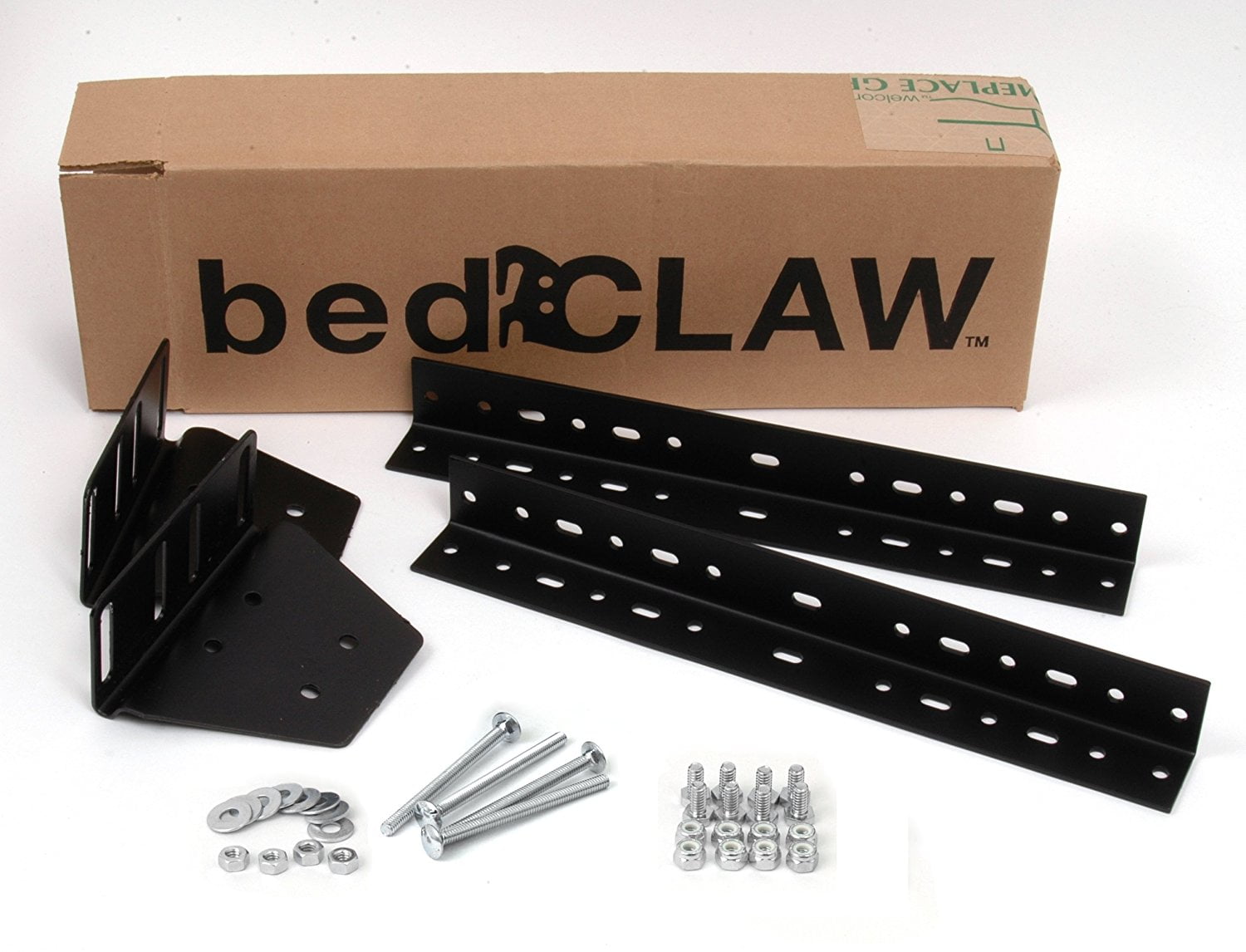 bedCLAW Universal Footboard Attachment Kit, with Combo Bag Hardware
