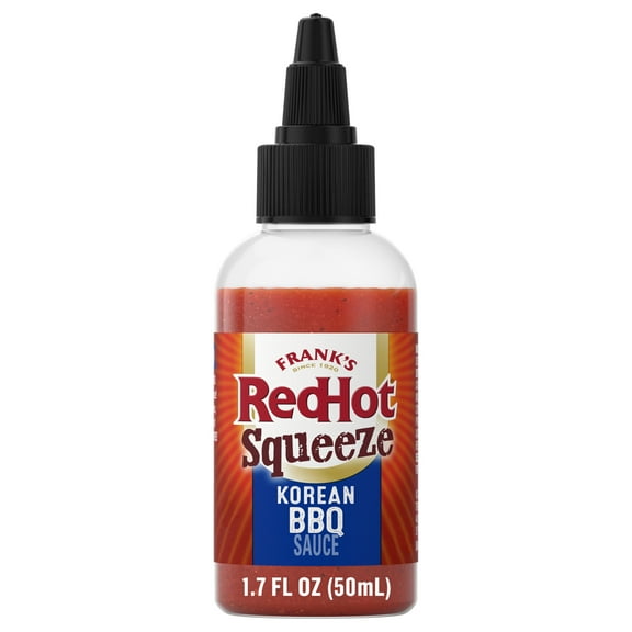 Frank's RedHot Squeeze Sauce Korean BBQ Squeeze Sauce, 1.7 fl oz Bottle