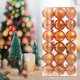 thumbnail image 1 of Bolas de Navidad irrompibles para árbol de Navidad, 36 unidades, pequeñas bolas con lazo para colgar, para bodas, fiestas (bronce, 1,18 pulgadas), 1 of 8