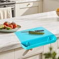 thumbnail image 4 of Kitchen Storage Containers Cutting Board With Food 2 In 1 Practical Chopping Board For Vegetables Meat Prep And Organizing Countertop Space Kitchen Organizing Storage for Fridge Clear Storage, 4 of 4