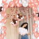thumbnail image 4 of Globos para Fiesta de Cumpleanios 51 Piezas, Globos Happy Birthday,Globos Oro Rosas,Globos Confeti, Globos Corazón de Estrella de Aluminio, Ideal para Decoración de Fiestas, 4 of 4