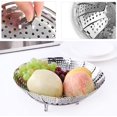thumbnail image 4 of Panier Vapeur pour Légumes, Pot Instantané Pliable Réglable en Acier Inoxydable et Accessoires pour Autocuiseur, 4 of 5