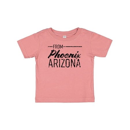 

Inktastic From Phoenix Arizona in Black Distressed Text Gift Baby Boy or Baby Girl T-Shirt