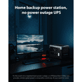 thumbnail image 2 of OUKITEL P1000 Plus 1024Wh Solar Generator with 100W Solar Panel, 1800W Power Station (3600W Peak), 1200W Fast Charging, APP Control, LiFePO4 Battery Backup for Home, Camping & RVs, 2 of 10