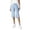 Light Blue, variant on Women's Casual Baggy Pants with Elastic Waist Relax Fit Trouser Pants for Women Work Casual plus Size S
