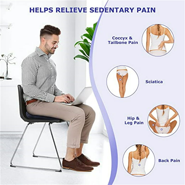 Memory Foam Sedentary Office Chair Cushion Prostate Health Care
