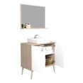 thumbnail image 3 of Set de Mueble de Baño Blanco y Espejo con Repisa, 3 of 3