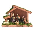 thumbnail image 1 of Adorno De Pesebre De Natividad Resina Natividad Pesebre Adorno Miniaturas Jesús Nacimiento Pesebre Casa Estatua Artesanía Tmvgtek Libre de BPA, 1 of 1