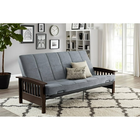 Better Homes and Gardens Mission Wood Arm Futon, Multiple (Best Sofas For Small Apartments)