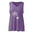 thumbnail image 3 of DPTALR Women's Printed Sleeveless Casual V-Neck Tank Top, 3 of 3
