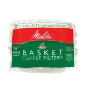 Melitta 629524 Basket Coffee Filters, 8-12 Cup, White