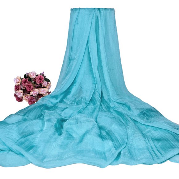 Sonducket Mantón de gasa de amplia aplicación para cualquier atuendo y ocasión Bufanda de noche de gasa Mantón Mantones largos Accesorios de disfraces azul verde