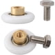 thumbnail image 5 of Ruedas para mampara de ducha de 27 mm, ruedas de repuesto para mamparas de ducha, ruedas deslizantes, 4 unidades (27 mm), 5 of 5