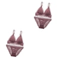 thumbnail image 1 of Conjunto de sujetador Sonducket lencería sin costuras Bralette sin espalda copa tres esquinas transpirable, 1 of 6
