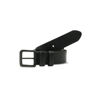 Pebble Beach Mens Leather Concho Belt, Black (40 display picture 1