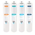 thumbnail image 1 of Aquasure Premier Series Complete 4-Stage Quick Twist Filter Replacement Cartridge Bundle Set AF-CP75 | Compatible with AS-PR75 4-Stage Under Sink Reverse Osmosis RO Water Filtration System, 1 of 4