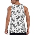 thumbnail image 3 of Haiem Retro Rooster Men Workout Tank Top Gym Bodybuilding Sleeveless Muscle T Shirts Athletic Tank Breathable Workout Shirt-Small, 3 of 9