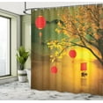 thumbnail image 5 of Ambesonne Oriental Shower Curtain, Traditional Chinese Folk, 69"Wx70"L, Multicolor, 5 of 5