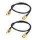 thumbnail image 1 of Antena ExtensiÃ³n Cable RP-SMA Macho a RP-SMA Hembra Baja PÃ©rdida RG174 12 Pulgadas 2Uds Unique Bargains cables coaxiales, 1 of 5