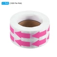 thumbnail image 3 of Uxcell Arrow Sticker Adhesive Color Coding Decal for Gas Flow Direction Marking Bright Pink, 3 of 5