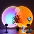 thumbnail image 1 of PKDEF L&aacute;mpara de proyecci&oacute;n con 16 Colores, Proyector de Luz Arco&iacute;ris de Rotaci&oacute;n de 360 Grados con control remoto, para cumplea&ntilde;os, D&iacute, 1 of 7