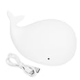 thumbnail image 4 of Fdit Silicone Light,Silicone Night Light USB Charging Cute Whale Shaped Tap Lamp With 3 Lighting Modes 3H Timing Function White, 4 of 8