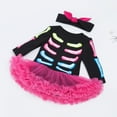 thumbnail image 4 of TBWNWG Girls Bodysuits Halloween Skeleton Baby Dress Casual Party Outfit Toddlers Long Sleeve Romper Seasonal Wear Ideal for Everyday Fall,Sizes 12-24 Months, 4 of 7