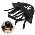 thumbnail image 3 of Sombrero Pirata de Mascotas, Diseño Exquisito de Color Brillante de Alto Brillo Jugando Sombro Pirata para Perros para vacantes para Halloween para viajar para la fiesta, 3 of 7