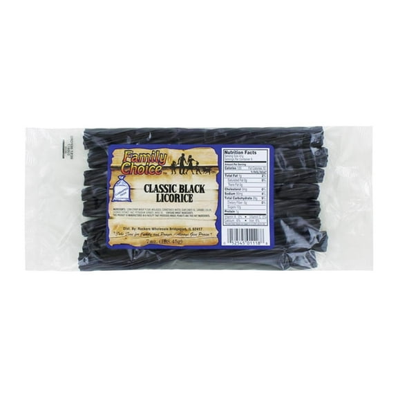 Ruckers Wholesale & Service 9235375 7 oz Family Choice Black Licorice