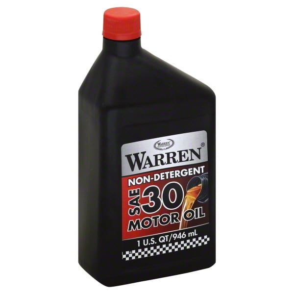 Warren Oil WAR3012PL 1 qt. SAE 30 NonDetergent API SA Motor Oil Pack of 12