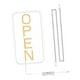 thumbnail image 5 of LED neón abierto, decoración de letrero, 42x23cm, acrílico, letrero iluminado brillante, abierto, alimentado por USB, para ventana, Bar, negocios, tie vertical, 5 of 8