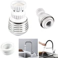 thumbnail image 1 of Aireador, Jet aireador para grifo de cocina articulado de doble chorro, teleducha para lavabo y Lavabo economizador de agua, con adaptador TUNC  Sencillez, 1 of 5