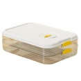 thumbnail image 1 of Advancent Caja para hacer dumplings rápidos, transparente, para doméstico, con capacidad visible para almacenar dumplings, sin olor. Cocina y Comedor blanco 2º piso, 1 of 6