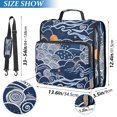 thumbnail image 2 of FORMRS Zipper Binder with Shoulder Strap 2-inch Ring 500 Sheet Capacity File Bag, Blue Night Sky, 2 of 5