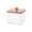 A, variant on mdesiwst Laundry Beads Storage Box with Bamboo Cover Large Opening Acrylic Container Laundry Powder Beads Moisture Proof Organizer