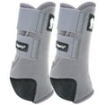 thumbnail image 2 of Med Classic Equine Lightweight Legacy2 Rear Hind Sports Boots Pair Grey, 2 of 2
