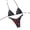 White, variant on Pink Bikini Sets For Women Polka Triangle Bikini Two Piece Swimsuit For High Waisted Beachwear For Beach Play