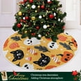 thumbnail image 6 of FMSHPON Happy Halloween Xmas Christmas Tree Skirt Stand Mat for Holiday Party Decoration Indoor Outdoor 48 inches, 6 of 6