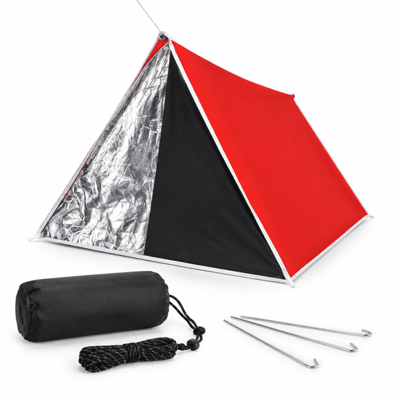 Medium Thermal Waterproof Emergency Shelter Tent for Camping, Hiking and Bushcraft