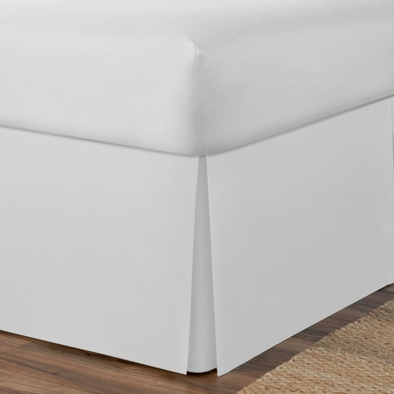 Space Maker™ Tailored Underbed Storage 21" Bedskirt, California King, White