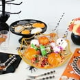 thumbnail image 4 of Halloween Candy Bowl Plastic Trick or Treat Spider Web Candy Holders Halloween Party Supplies Large Party Plastic Serving Tableware Holders, 4 of 5