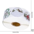 thumbnail image 3 of olkpmnmk Christmas Roll Stickers 500 Sheets, Vintage Watercolor Xmas Adhesive Sealing Stickers, Holiday Round Christmas Stickers for Crafts, Candy Bags, Gift Envelopes, Gift Box and Party Decor, 3 of 4