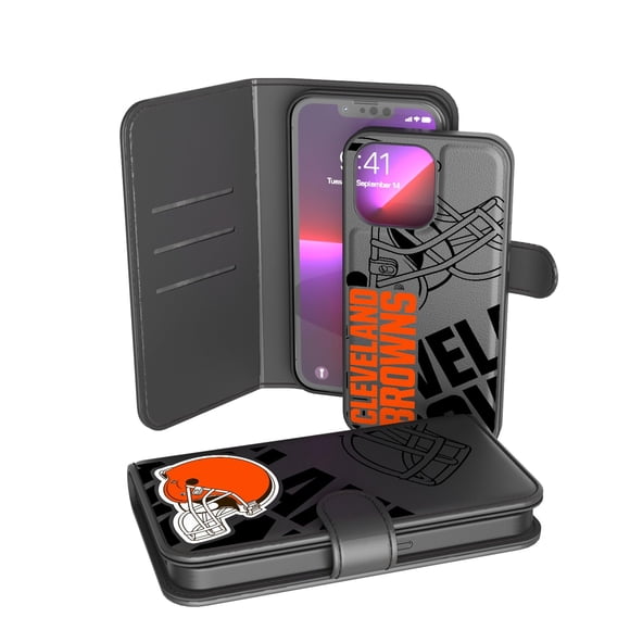 Funda para iPhone Keyscaper Cleveland Browns con Billetera