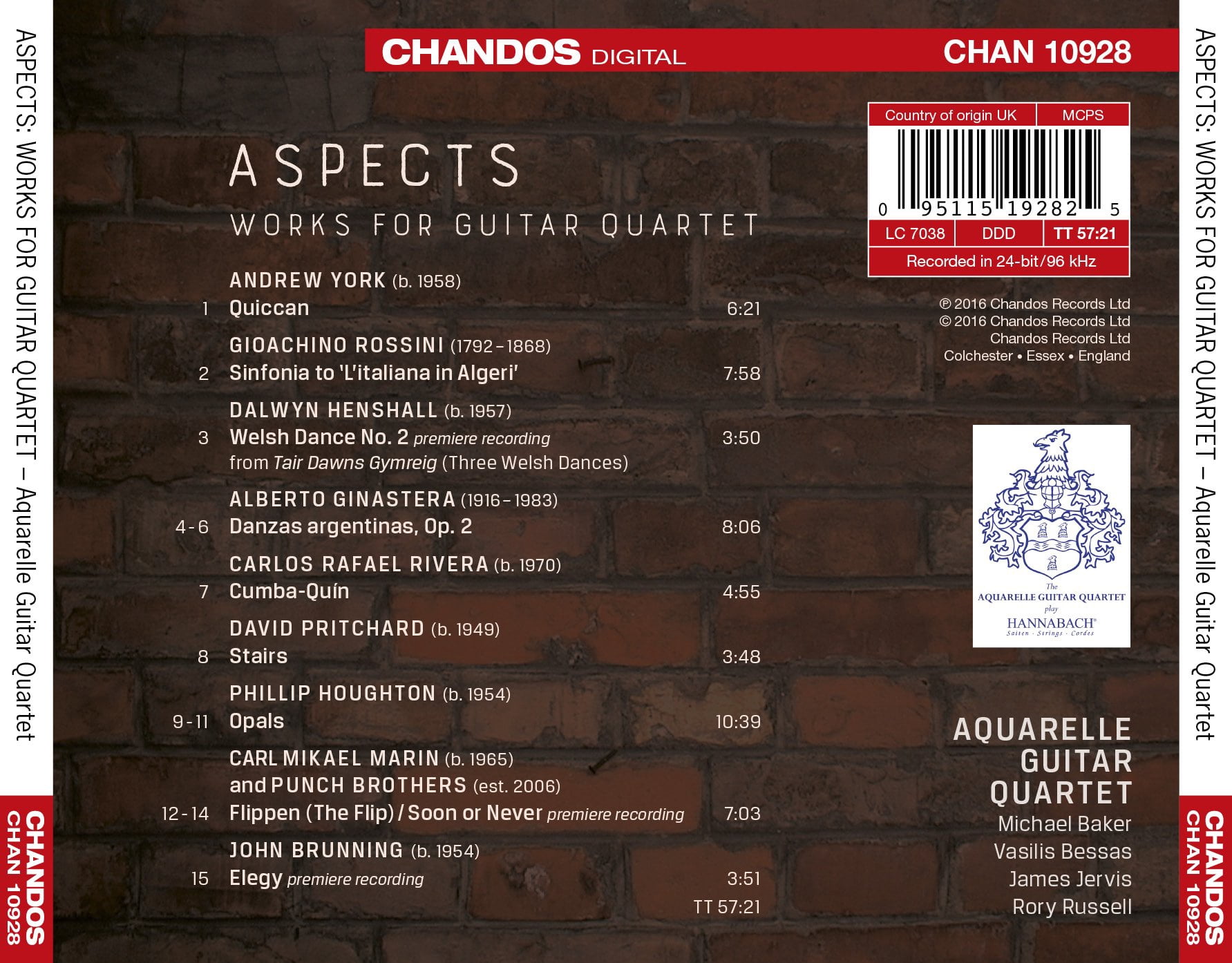 Aquarelle Guitar Quartet / Various - Aspects - Music & Performance - CD