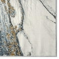 thumbnail image 4 of LUXE WEAVERS Marble Effect Abstract Blue 6x9 Area Rug for Living Room, 4 of 11