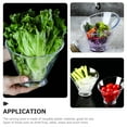 thumbnail image 4 of GOOHOCHY 3 cuencos transparentes oblicuos para ensalada, helado, verduras y comida., 4 of 8