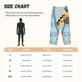 thumbnail image 6 of Kdxio Women's Comfy Stretch Giraffe Come Out From ZipperPrint Drawstring Pajama Pants-Medium, 6 of 9