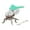 Cyan, variant on GROWTH TANK Bee Honey Pot Bee Shaped Decoration Pot for Festive Parties Summer Time Green