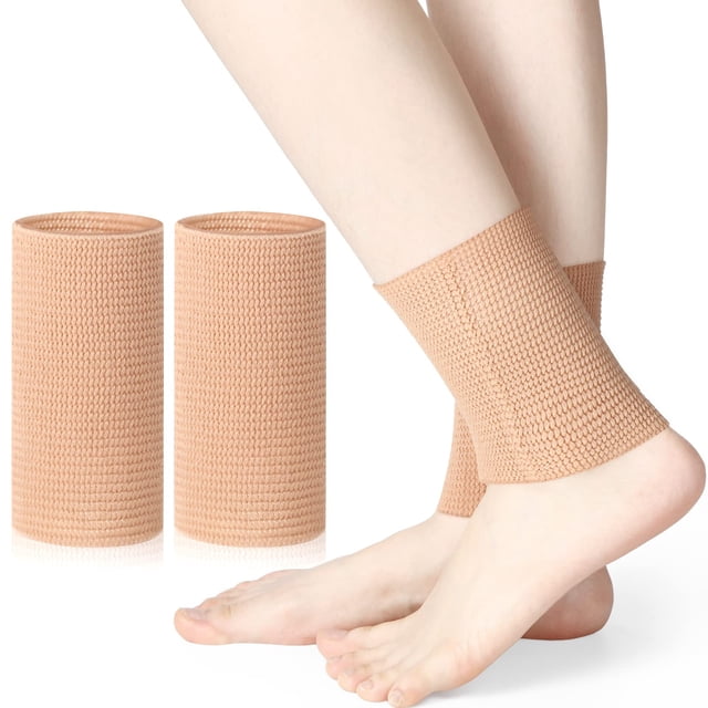 2 piezas Almohadilla de gel para tobillo Calcetines de patinaje Accesorios para patinetas Almohadilla para tobillo Manga de compresión para tobillo Protector de tobillo